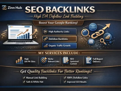 Seo Backlinks High Da Quality Dofollow Link Building Google Ranking
