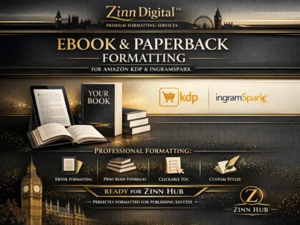 Do Ebook And Paperback Formatting For Amazon Kdp And Ingramspark