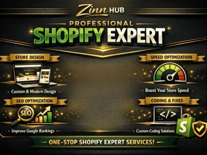 be shopify expert for store designing