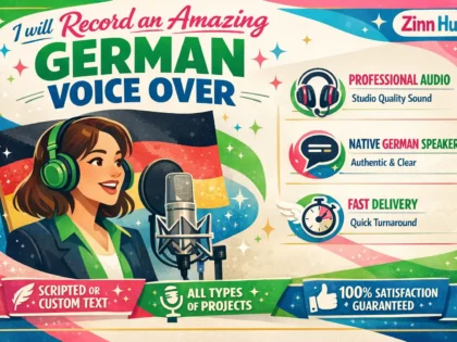 record an amazing german voice over