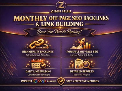 do monthly off page seo backlinks and link building to improve your website rank