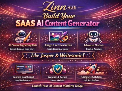 create saas ai content generator generative ai platform like jasper