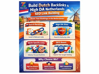 build dutch backlinks and high da netherlands SEO link building