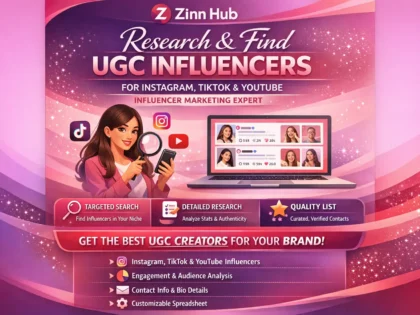 research find ugc influencers for instagram tiktok youtube influencer marketing