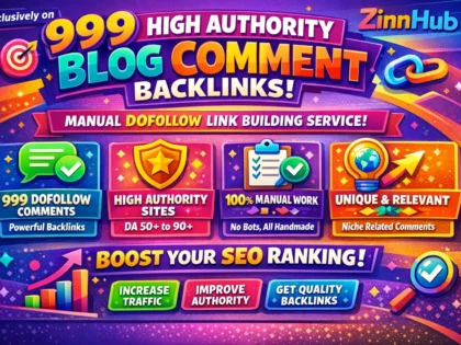 Manual Do 999 High Authority Dofollow Blog Comment Backlinks