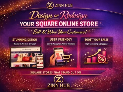 design or redesign a square online store that sells and wows customers