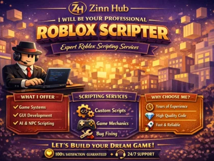 be your professional roblox scripter