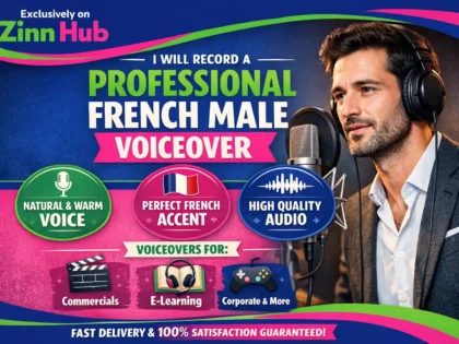 Record A Professional French Male Voiceover