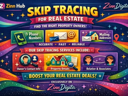 Provide Skip Tracing For Real Estate Business