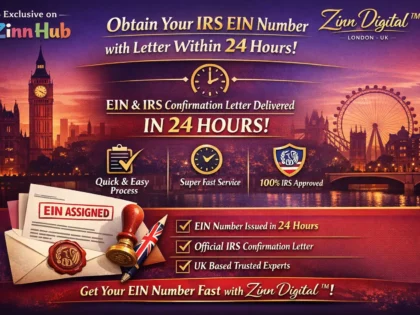 Obtain Your IRS EIN Number with Letter Within 24 Hours - Fast Service London
