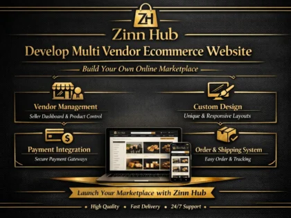 develop multi vendor ecommerce website