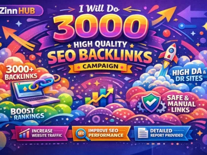 Do 3000 High Quality Seo Backlinks Campaign