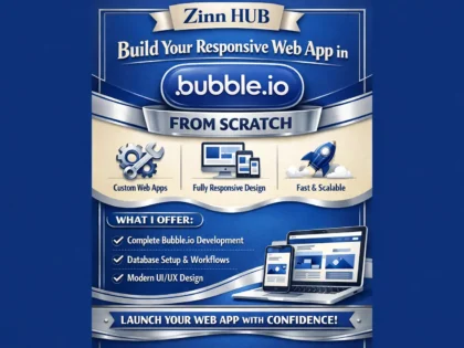 built your responsive web app in bubble io from scratch