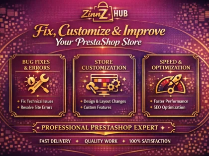 fix customize improve your prestashop store