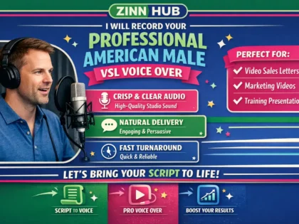 record your professional american male vsl voice over
