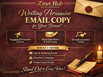 write persuasive email copy for your brand