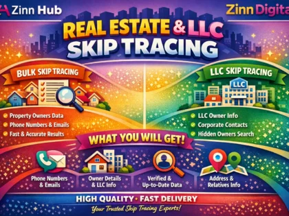 do real estate bulk skip tracing and llc skip tracing