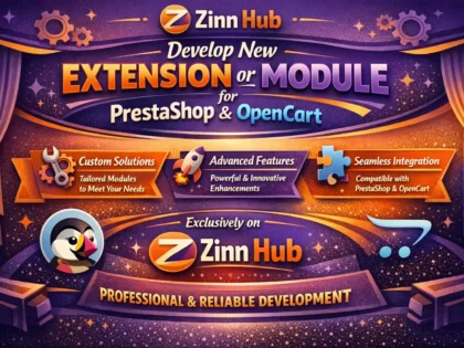 develop new extension or module in prestashop and opencart