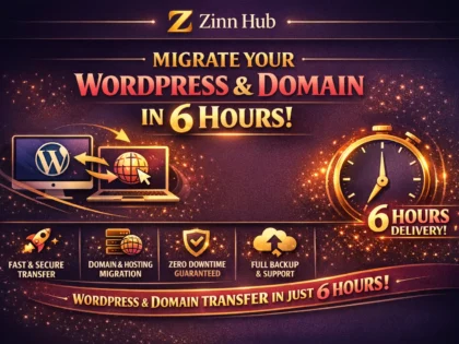 migrate wordpress website migrate domain  in 6 hours