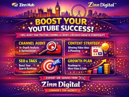 audit your youtube channel and create a detailed growth strategy