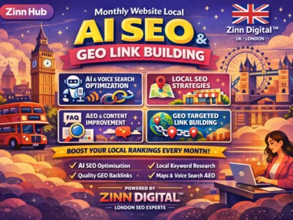 Monthly website local AI SEO