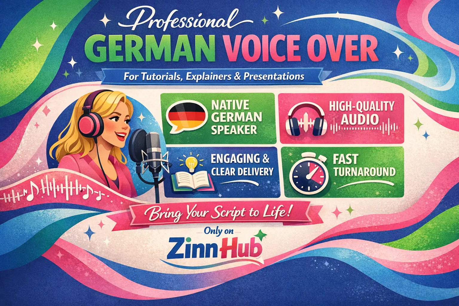 Record German Voice Over Tutorials Explainer Video Presentations 1 Record German Voice Over Tutorials Explainer Video Presentations