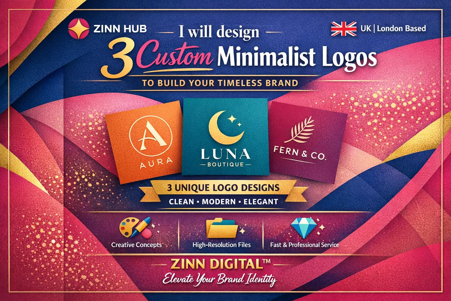 Design 3 Custom Minimalist Logos To Build Your Timeless Brand 2 Design 3 Custom Minimalist Logos To Build Your Timeless Brand - Image 2