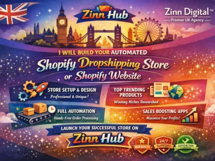 Build an automated Shopify dropshipping store or Shopify website