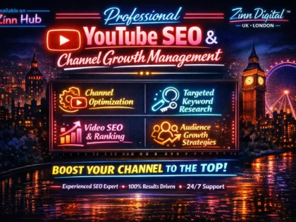 Professional YouTube SEO Expert & Channel Growth Management Services