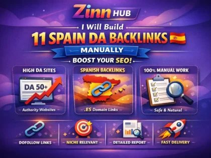 Build 11 Spain Da Backlinks Manually