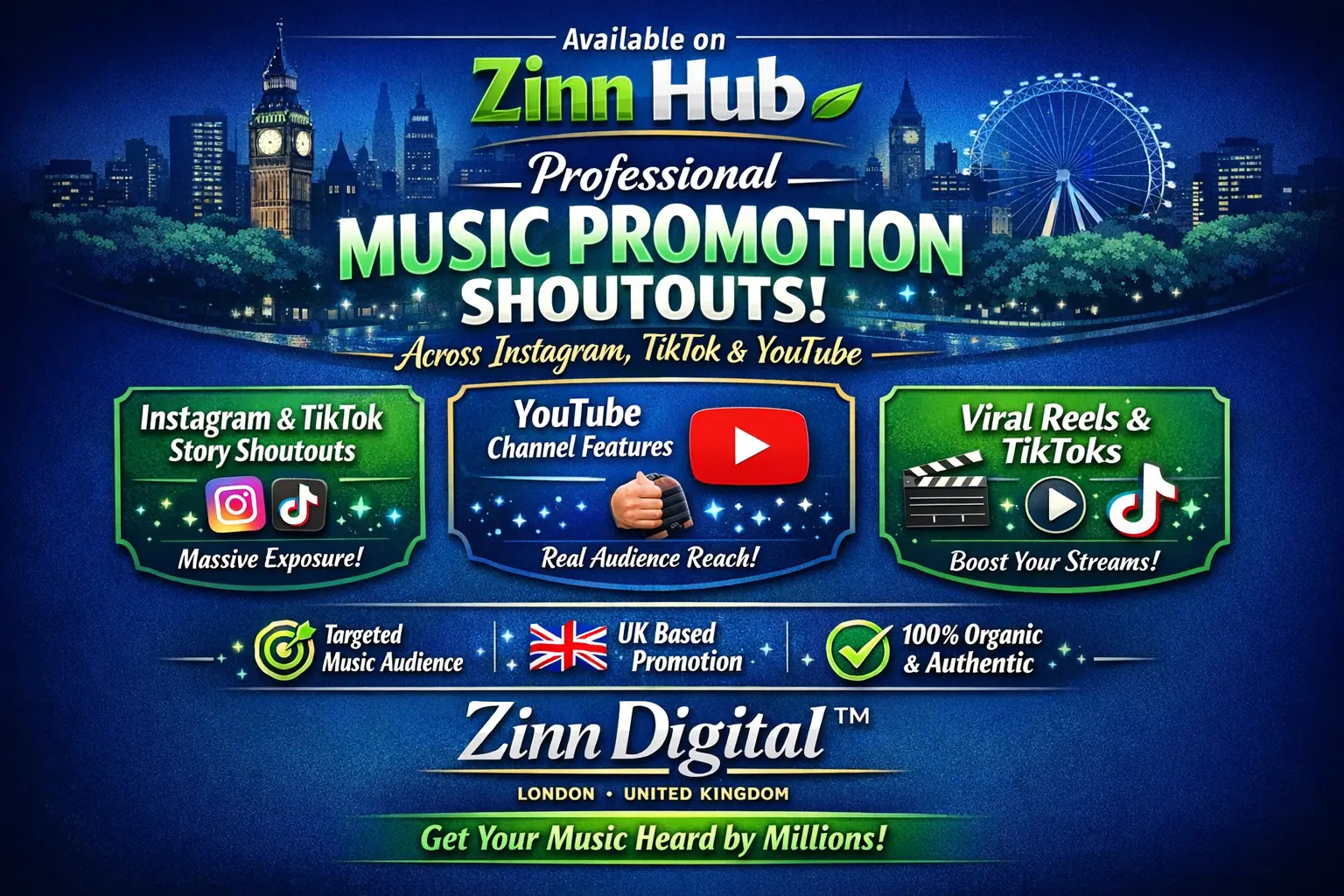 Professional Music Promotion Shoutout Across Instagram, Tiktok, Youtube 1 Professional Music Promotion Shoutout Across Instagram