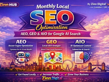 Monthly Local Seo Optimisation Using Aeo