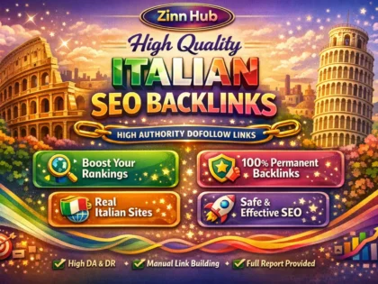 create high quality italian  dofollow permanent seo backlinks