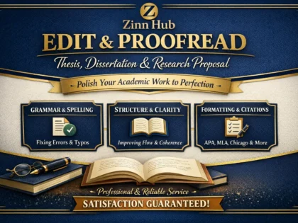 Edit And Proofread Thesis