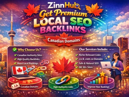 Get Premium Local Seo Backlinks From Canadian Domains
