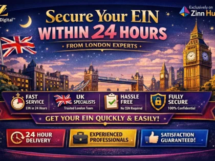 Secure your EIN within 24 hours from London experts