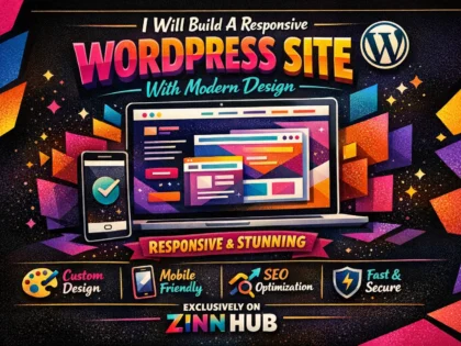 build a responsive wordpress site with modern design