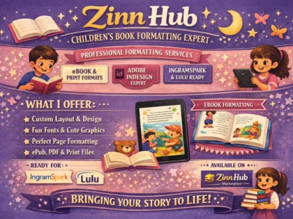 book typesetting ebook children formatting in adobe indesign ingramspark lulu