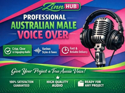 record a professional australian male voice over