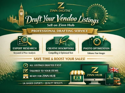 draft your vendoo listings