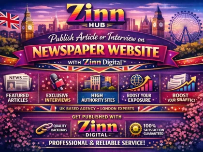 Publish article or interview on newspaper website with Zinn Digital ™