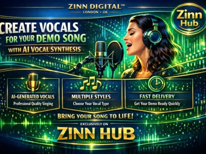 create vocals for your demo song with ai vocal synthesis