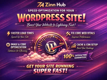 do speed optimization for your wordpress site