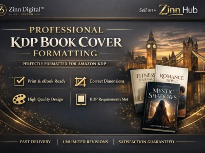 do formatting of amazon kdp book cover