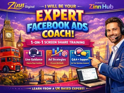 be your expert facebook ads coach with 1 on 1 screen share