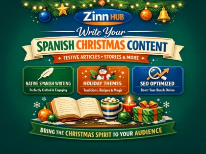 write your spanish christmas content