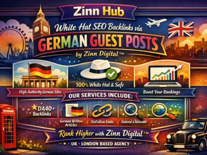 White hat SEO backlinks via German guest posts by Zinn Digital™