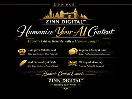 expertly edit or rewrite to humanize ai content