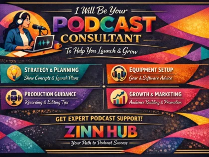 be your podcast consultant to help you launch and grow