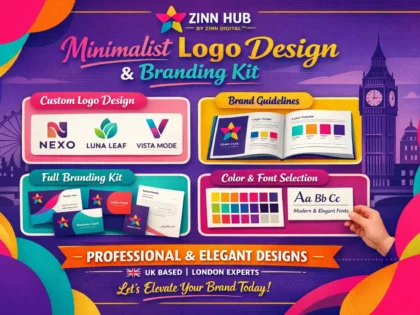 Create minimalist logo design with comprehensive branding kit guidelines